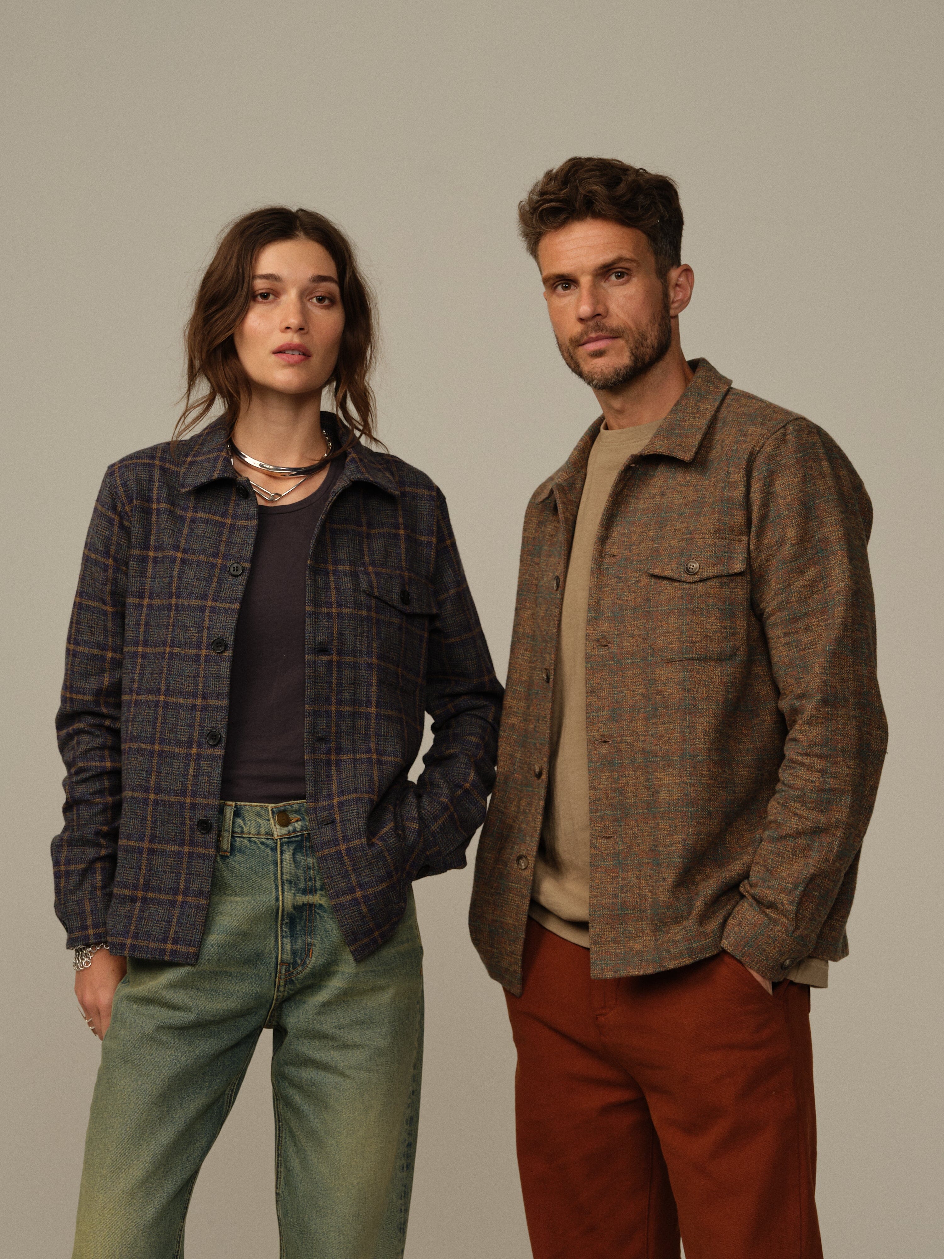 Cameron Overshirt in Japanese Flannel - Final Sale