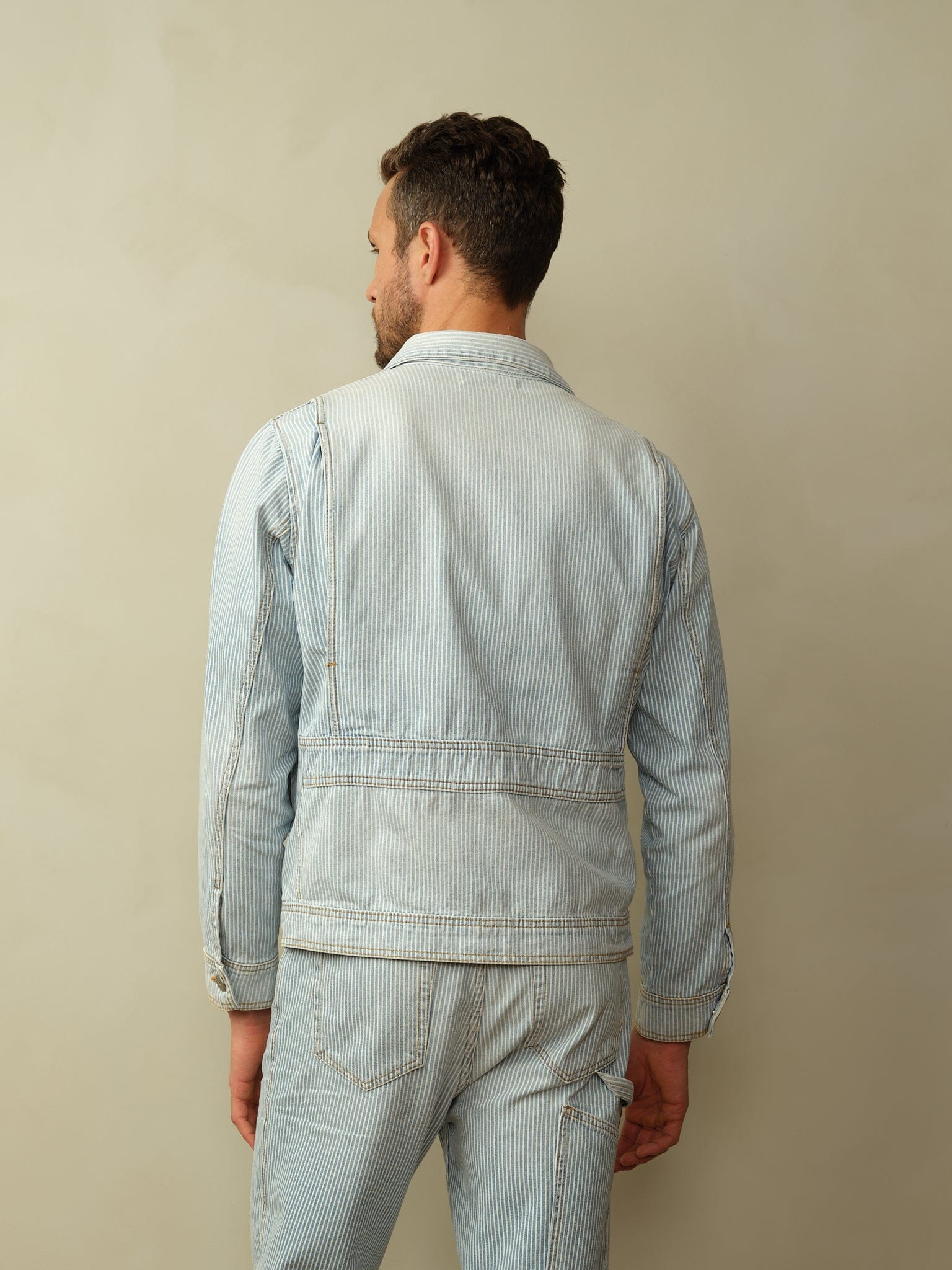 gaoさん専用専用SIGNAL GARMENTS RAILROADER COAT Men's Cody Japanese Denim Railroad Stripe Jacket