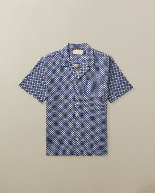 Fez Shirt in Cotton Dobby