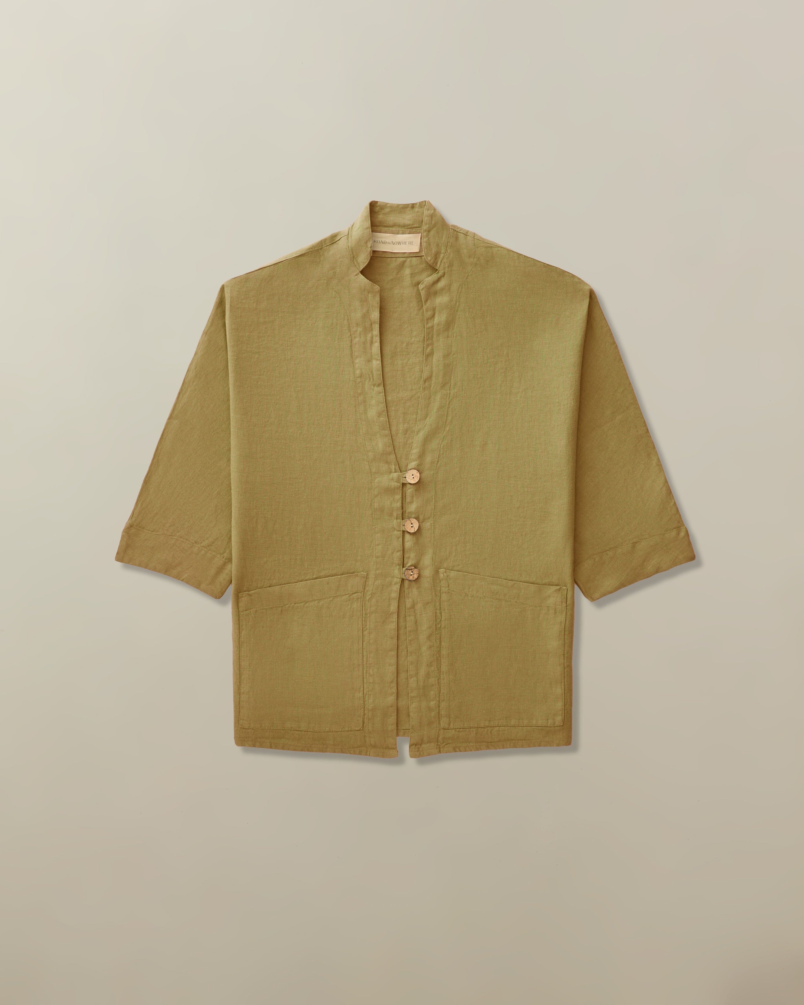 argue★ANTIQUE DUSTY DYE LINEN JACKET★リネン Antique Edwardian Ecru Linen Duster Motor Coat Jacket