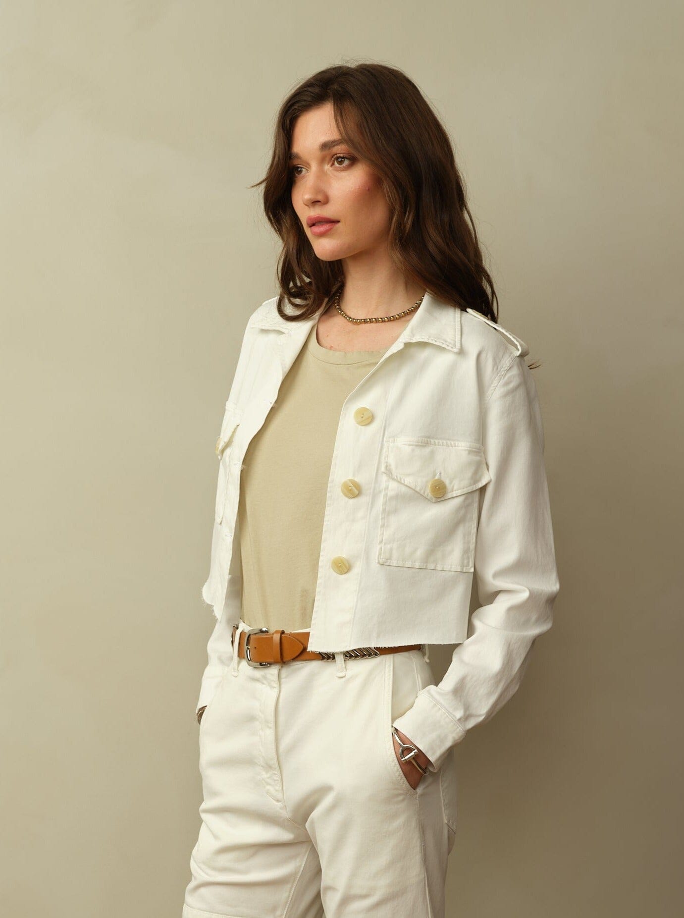 Women's Cropped Blaven Japanese Twill Jacket - Final Sale