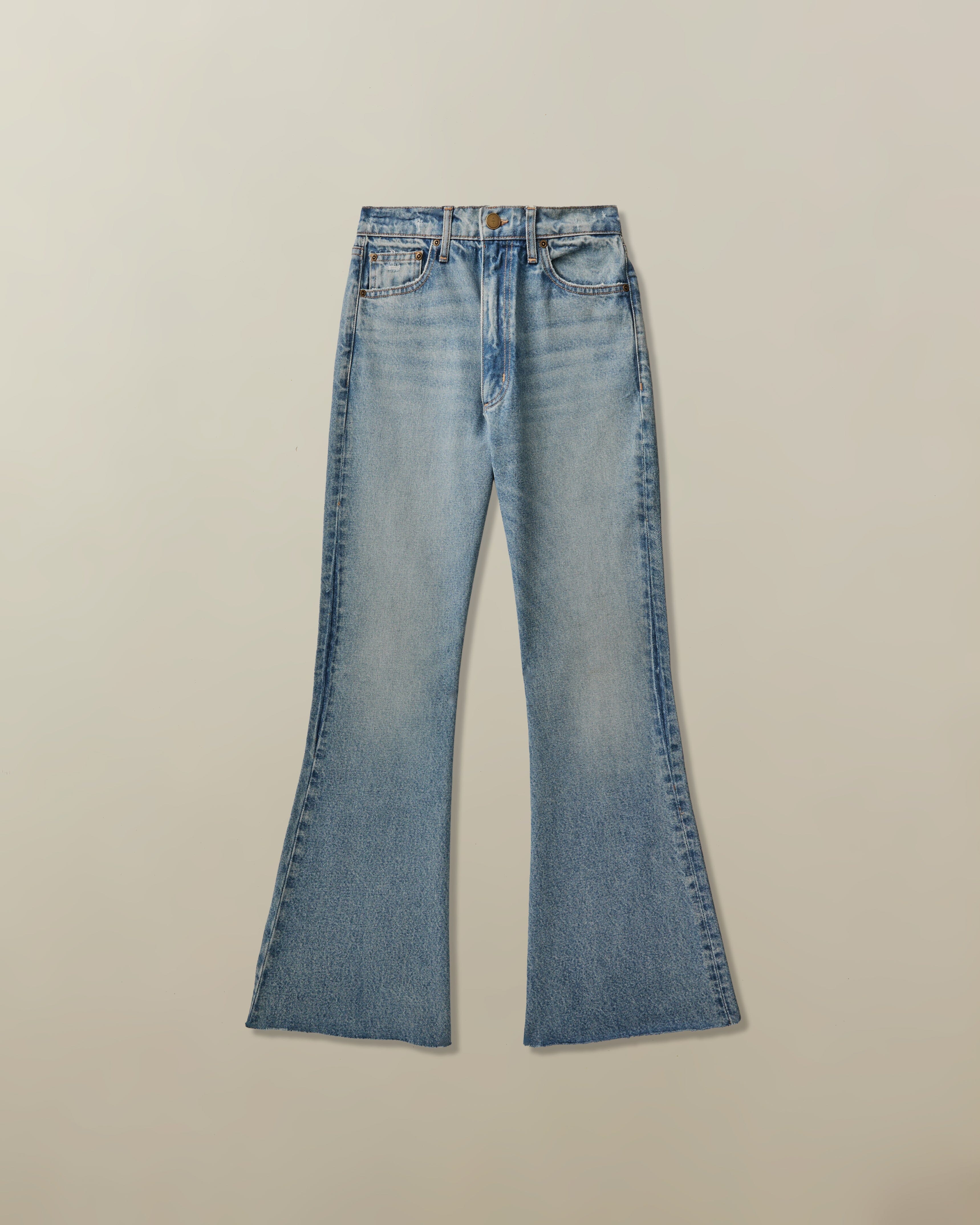 Freya Flare Jean in Japanese Denim – Roadtonowhereclothing.com
