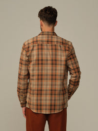 Accord Organic Cotton Dobby Flannel Shirt - Final Sale