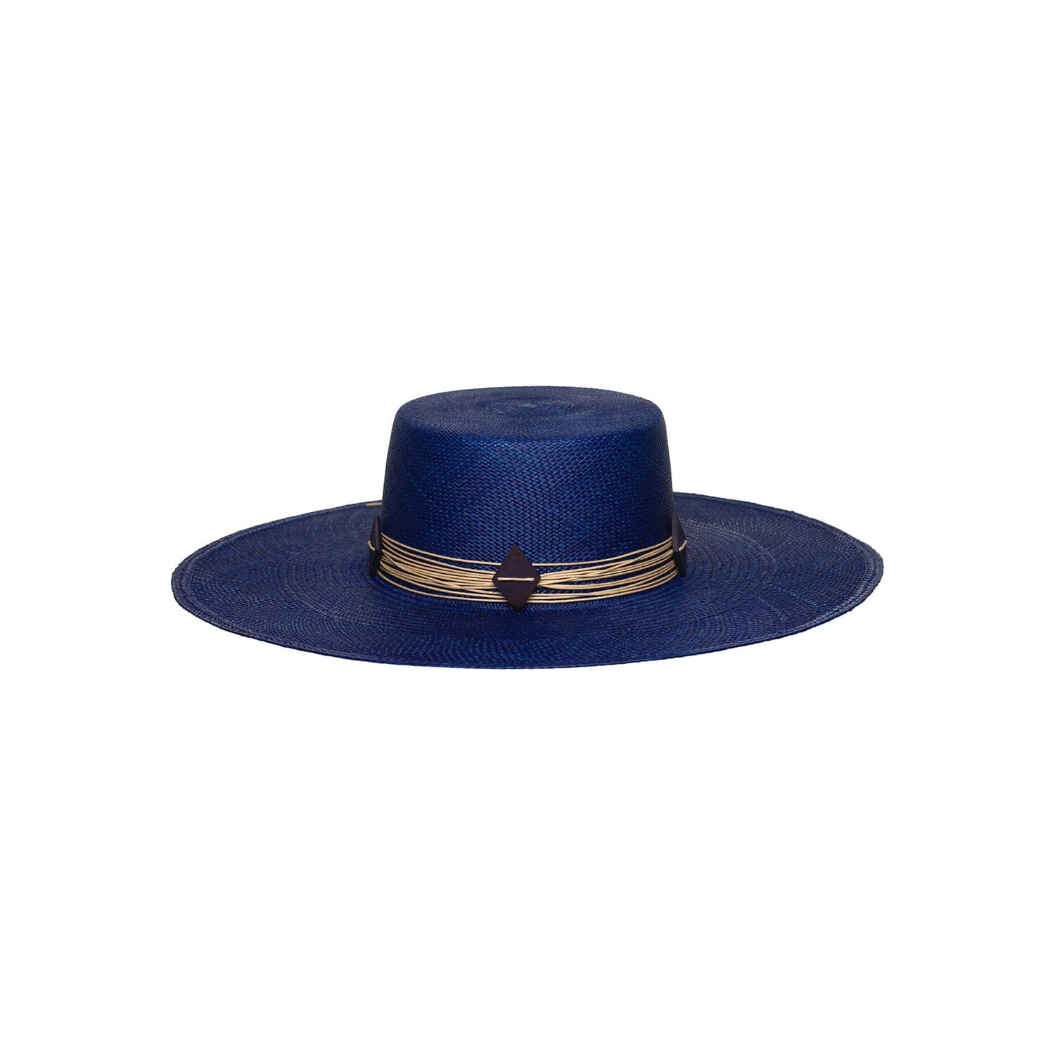 Saphire Blue & Diamond Tagua Cord