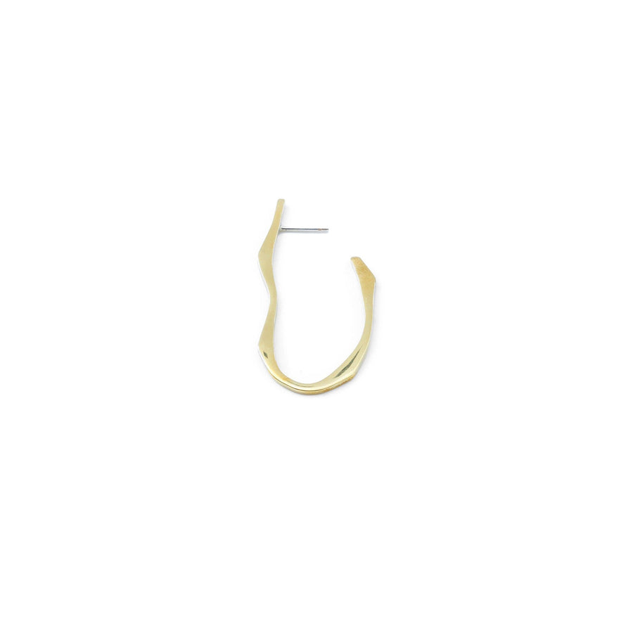 Mana Made Wave Hoop Earrings