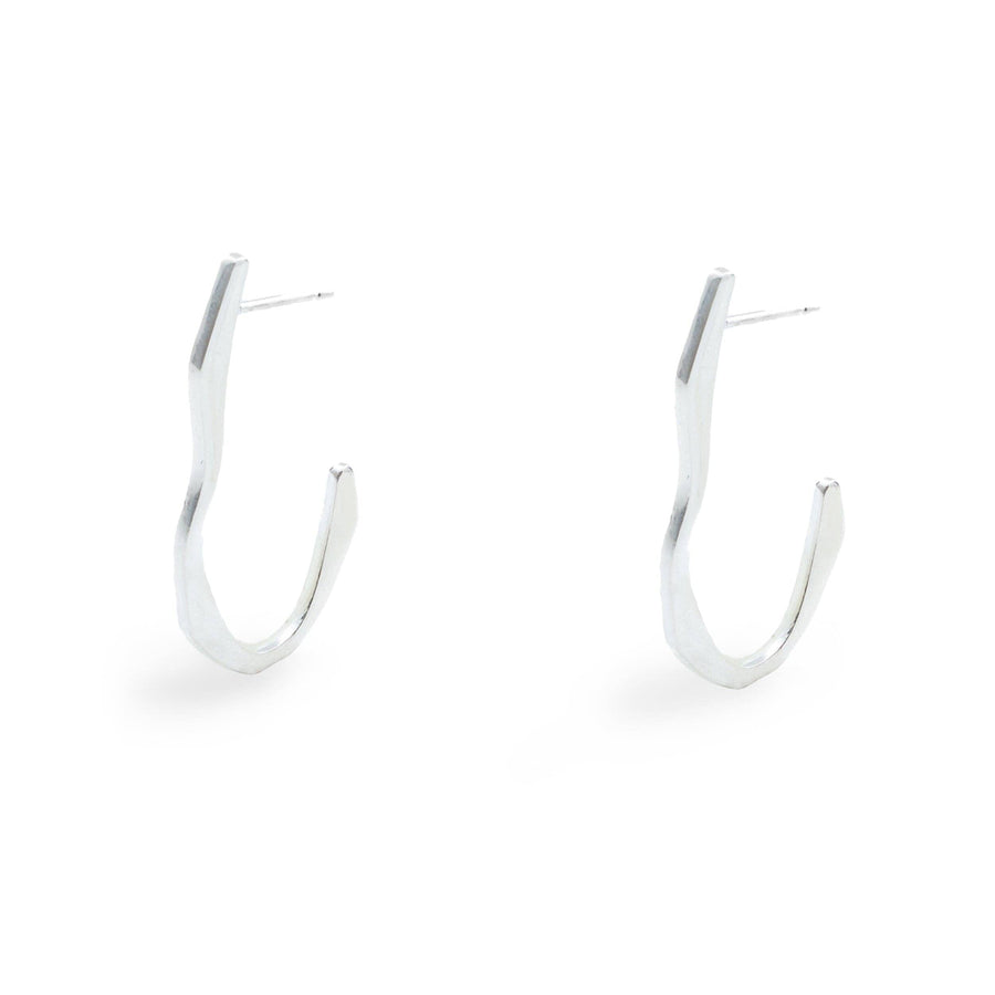 Mana Made Wave Hoop Earrings