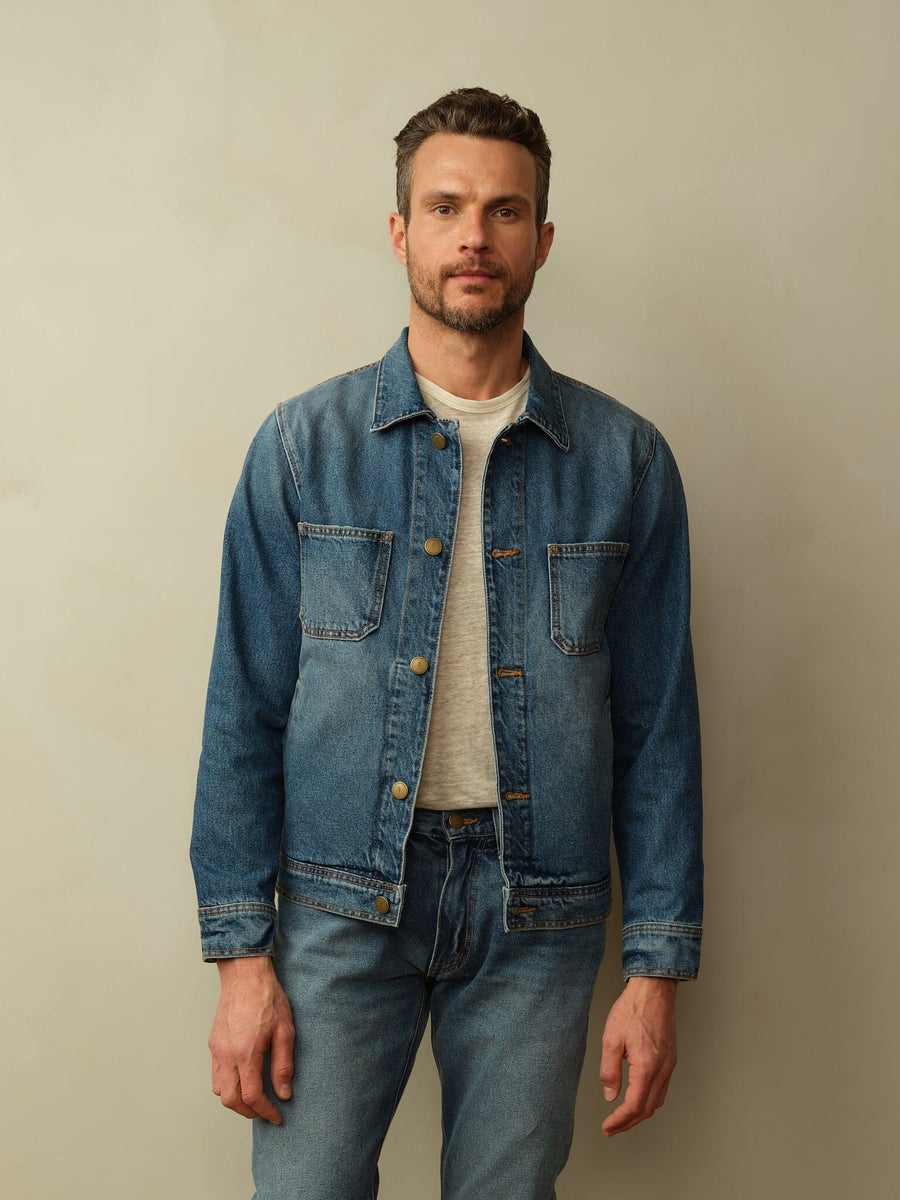 Cody Jacket in Japanese Denim – Berlin Blue –
