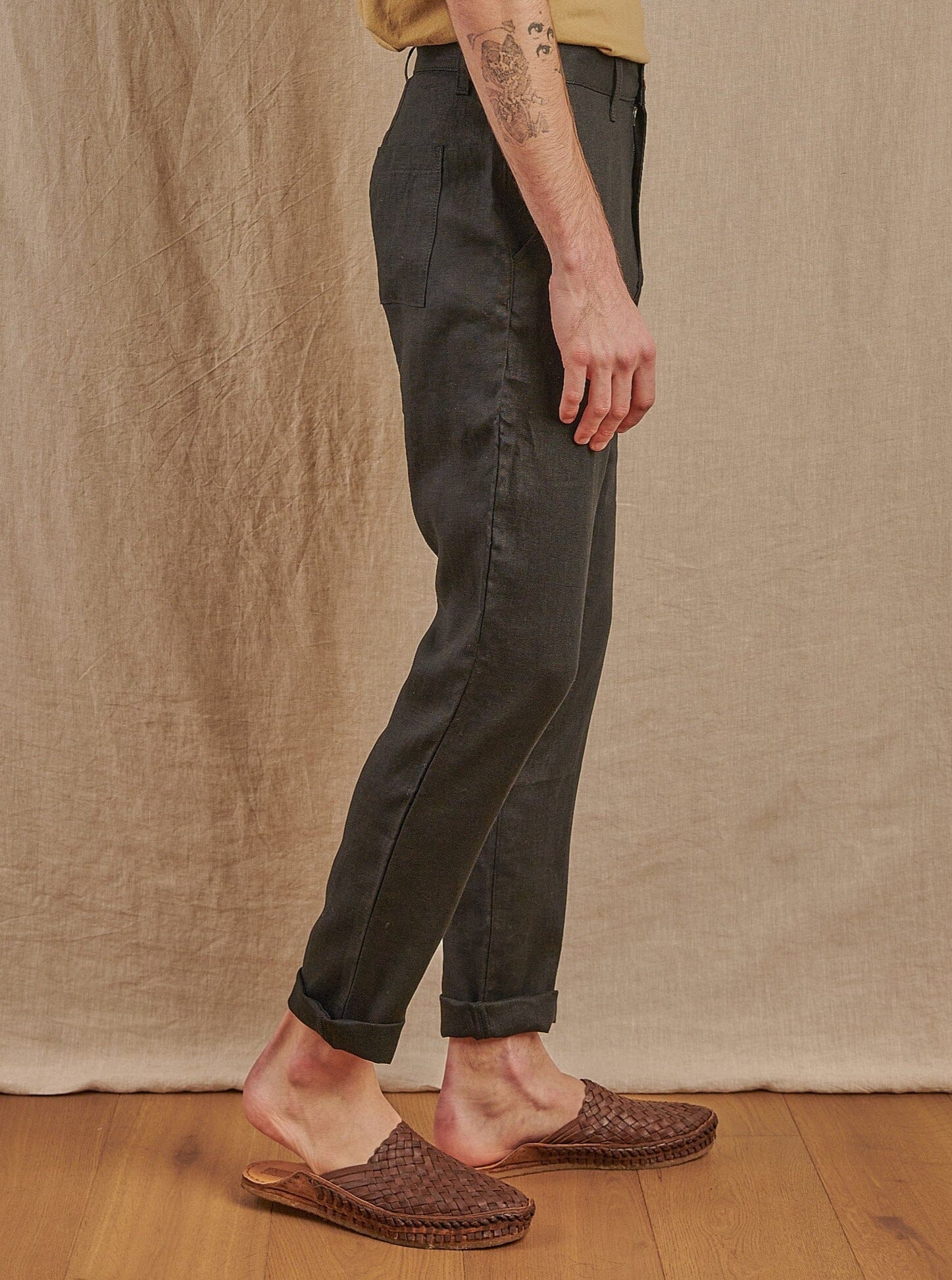 Worn Black