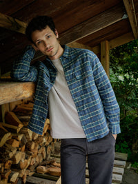 Noah Overshirt in Organic Cotton Japanese Flannel