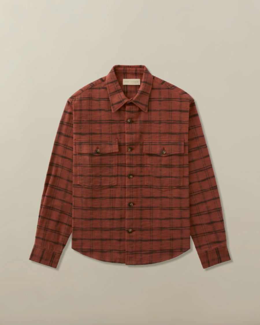 Noah Overshirt in Organic Cotton Japanese Flannel