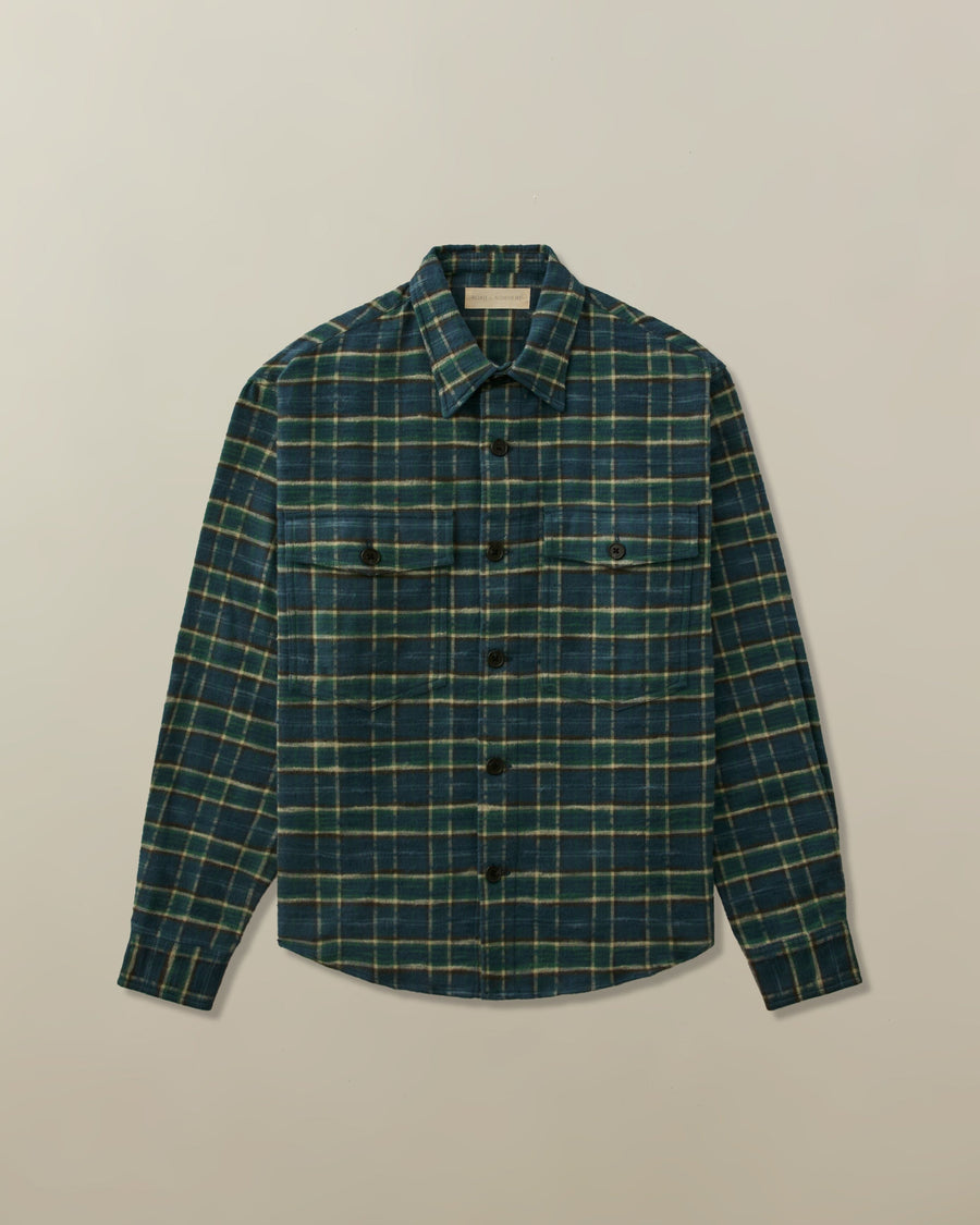 Teal Windowpane