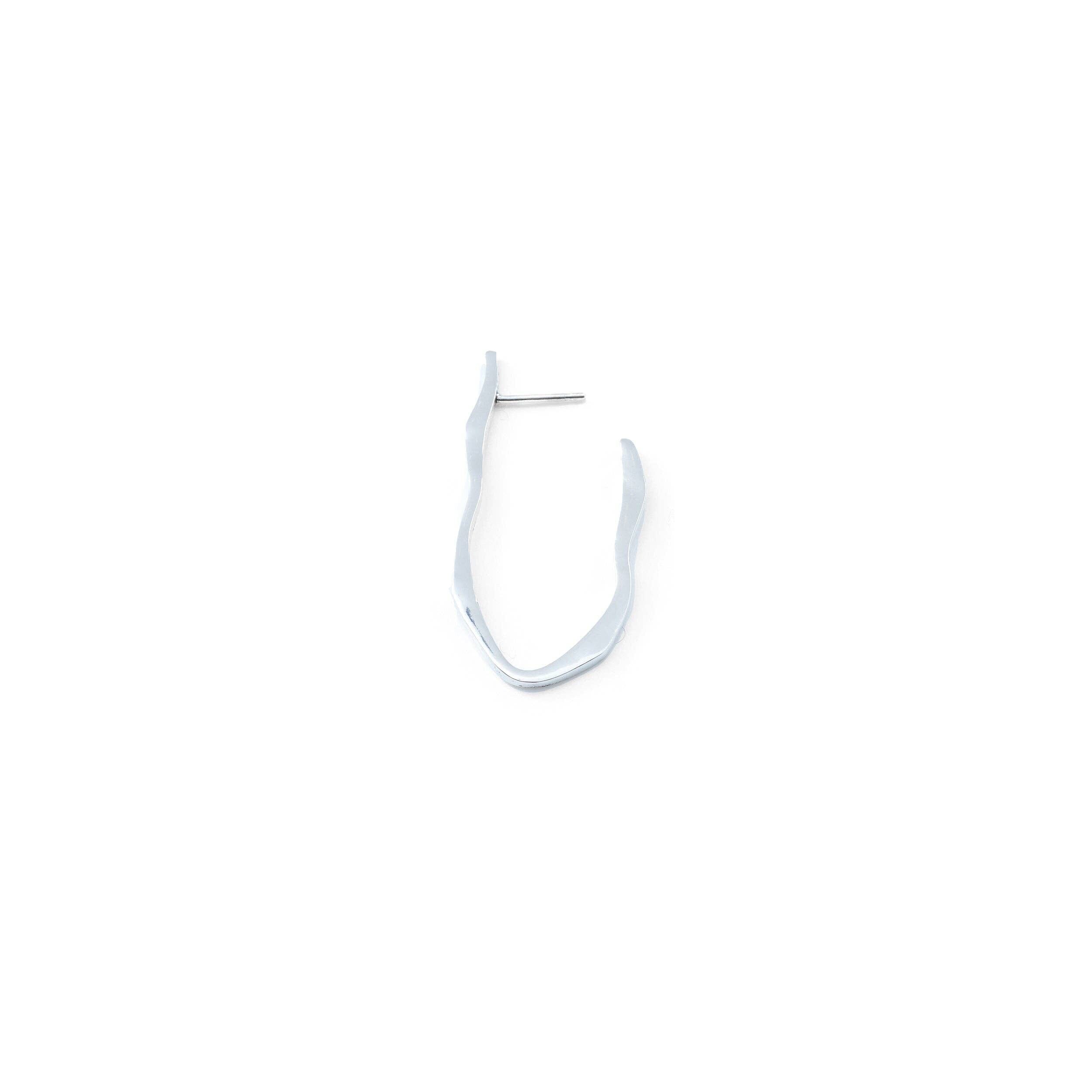 Mana Made Wave Hoop Earrings