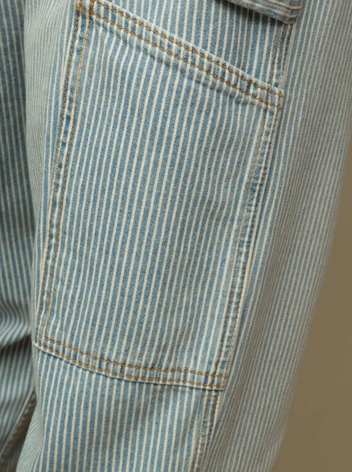ジャケット・アウター PASSPORT LONG CON STRIPED DENIM JACKET Cody Jacket in Railroad Denim – Roadtonowhereclothing.com