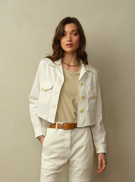 【BAON】Tsubami Collar Fleece Crop Jacket womens-cropped-blaven-japanese