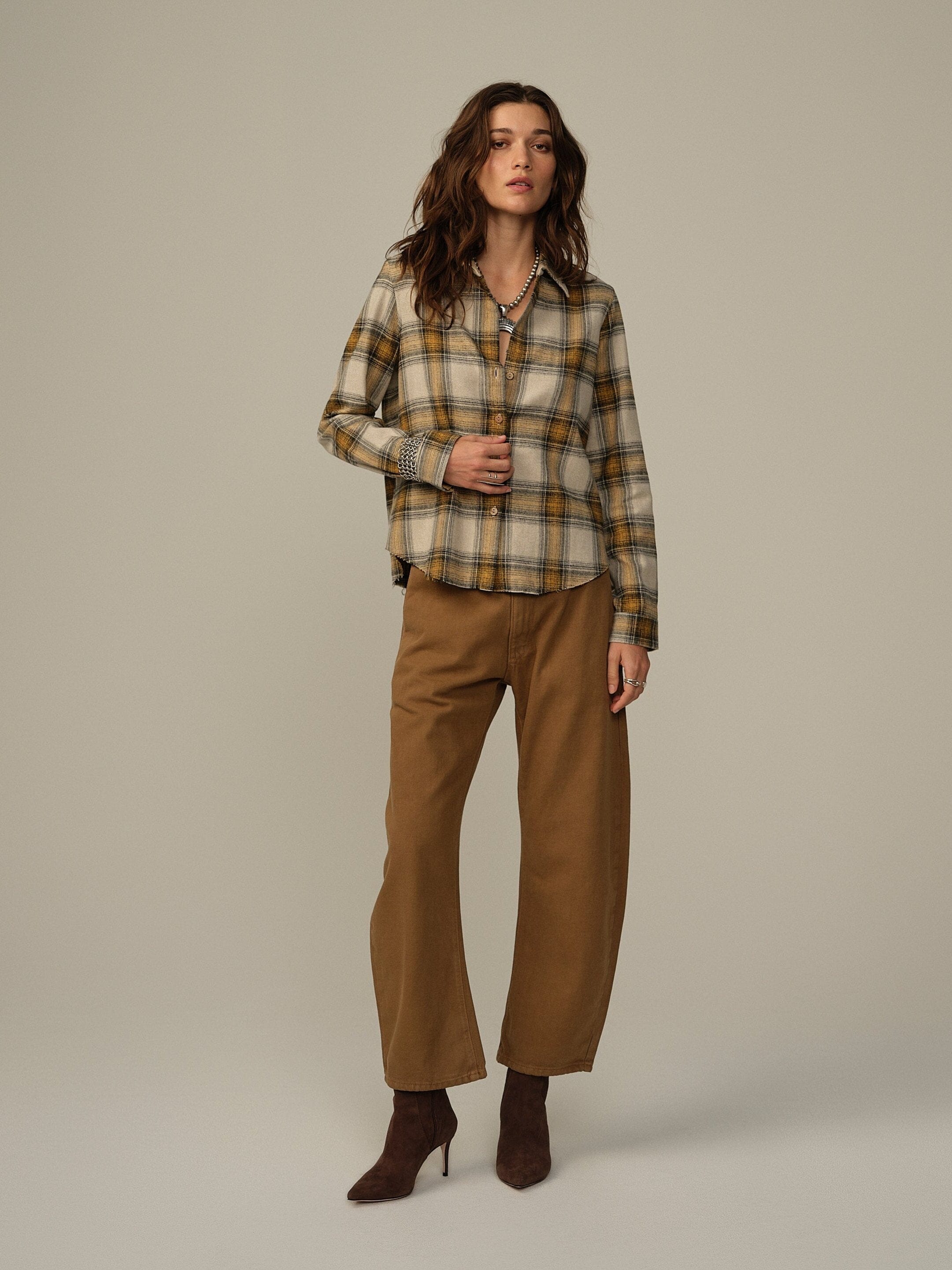 Mila Shirt in Japanese Flannel - Final Sale